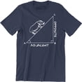 thumbnail image 1 of Hippotenuse Adjacent Opposite Triangle Geometry Math Men's T-Shirt, 1 of 4