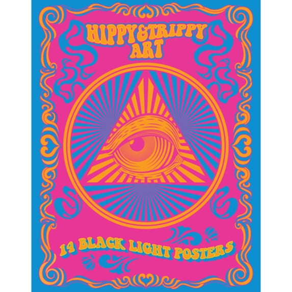 Pre-Owned Hippy & Trippy Art: 14 Black Light Posters (Paperback) by Neal E. Fischer