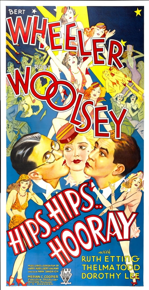 Hips Hips Hooray Canvas Art - (11 x 17)