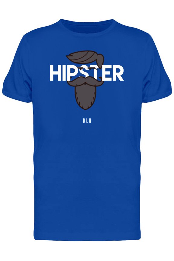 Hipster Bearded Man, Old Quote Tee Men's -Image by Shutterstock