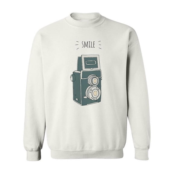 Hipster Camera Design Sweatshirt Women -Image by Shutterstock, Female Small