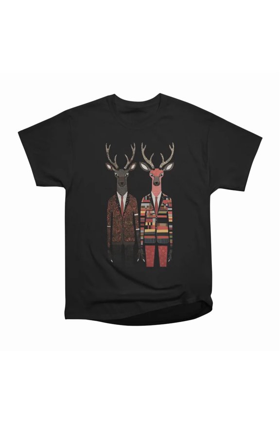 Hipster Deers T-Shirt Tee Gift For Him Merch For Her Apparel For Friend