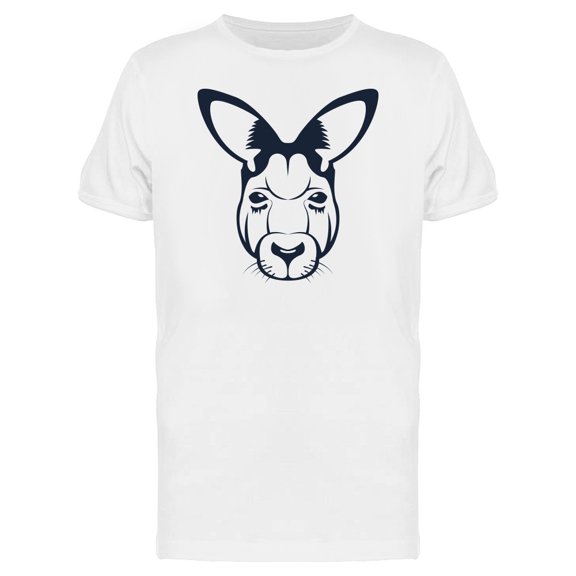 Hipster Face Grunge Kangaroo T-Shirt Men -Image by Shutterstock, Male Large