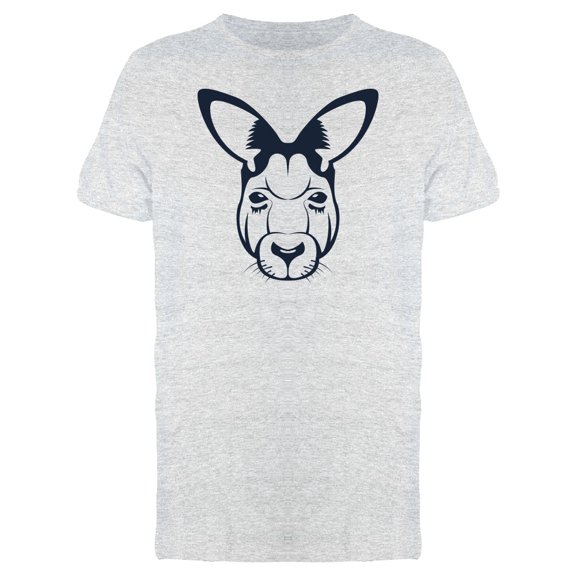 Hipster Face Grunge Kangaroo T-Shirt Men -Image by Shutterstock, Male XX-Large