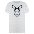 thumbnail image 1 of Hipster Face Grunge Kangaroo Tee Men's -Image by Shutterstock, 1 of 2