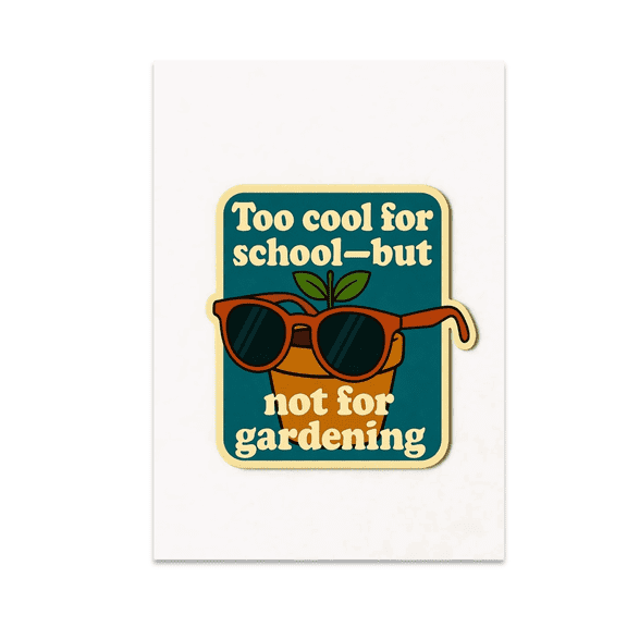 Hipster Gardening Wall Art - Plant Lady - 13x19 Poster Print