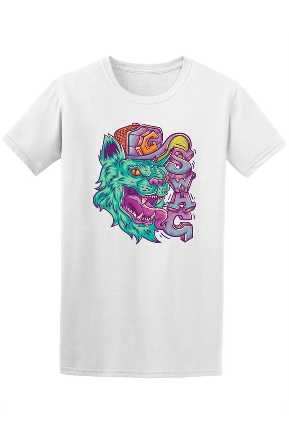 Hipster Graffiti Swag Tiger Tee Men's -Image by Shutterstock