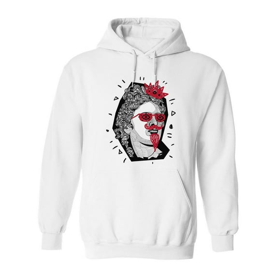 Hipster Modern Sculpture Hoodie Men -Image by Shutterstock, Male Small