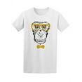 thumbnail image 1 of Hipster Monkey T-Shirt Men -Image by Shutterstock, Male 4X-Large, 1 of 4