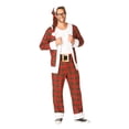 thumbnail image 1 of Hipster Mr. Claus Men's Adult Costume, One Size, (40-46), 1 of 2