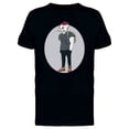 thumbnail image 1 of Hipster Muscular Cat Tee Men's -Image by Shutterstock, 1 of 1