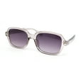 thumbnail image 1 of Hipster Narrow Rounded Rectangle Vintage Style Plastic Sunglasses Slate - Smoke, 1 of 4