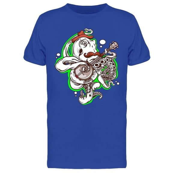 Hipster Octopus T-Shirt Men -Image by Shutterstock, Male x-Large