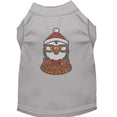 thumbnail image 1 of Christmas Pet Dog  Cat Shirt Rhinestone, "Hipster Penguin", 1 of 11
