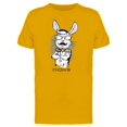 thumbnail image 1 of Hipster Rabbit Boss Tee Men's -Image by Shutterstock, 1 of 2