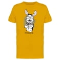 thumbnail image 1 of Hipster Rabbit Boss Tee Men's -Image by Shutterstock, 1 of 2