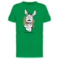 thumbnail image 1 of Hipster Rabbit Boss Tee Men's -Image by Shutterstock, 1 of 2