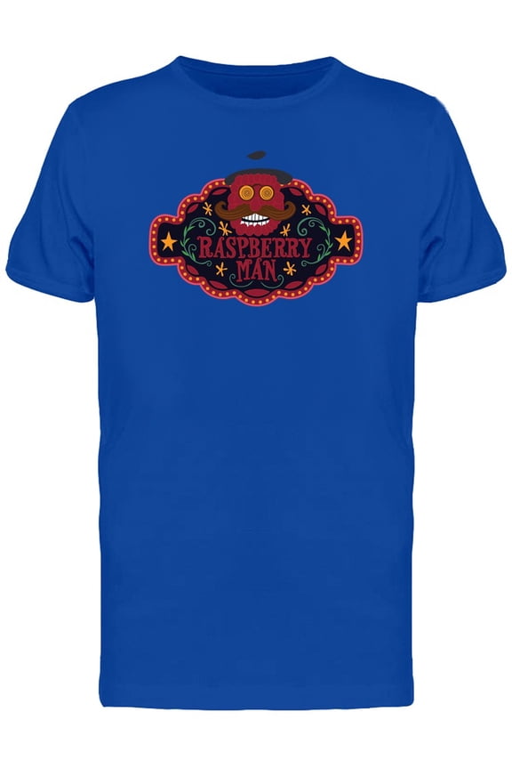 Hipster Raspberry Man Tee Men's -Image by Shutterstock