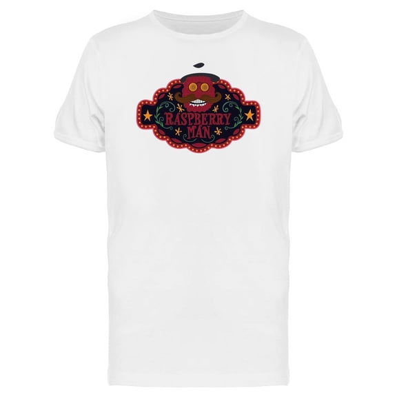 Hipster Raspberry Man Tee Men's -Image by Shutterstock