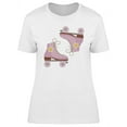 thumbnail image 1 of Hipster Retro Roller Skates  T-Shirt Women -Image by Shutterstock, Female Large, 1 of 2
