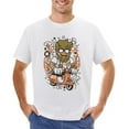 thumbnail image 1 of Hipster Scooterist Men’s T-Shirt 100% Cotton Casual Short Sleeve Tops Gift Tee White 2XL, 1 of 2