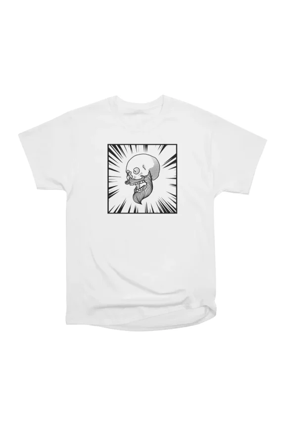 Hipster Skull T-Shirt Tee Gift For Him Merch For Her Apparel For Friend 2