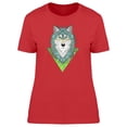 thumbnail image 1 of Hipster Tattoo Of Wolf T-Shirt Women -Image by Shutterstock, Female XX-Large, 1 of 2