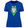 thumbnail image 1 of Hipster Tattoo Of Wolf T-Shirt Women -Image by Shutterstock, Female XX-Large, 1 of 2