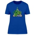 thumbnail image 1 of Hipster Triangle With Cacti T-Shirt Women -Image by Shutterstock, Female Large, 1 of 2