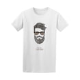 thumbnail image 1 of Hipster Trust Me I Have A Beard Men T-Shirt - Image by Shutterstock, Male 3X-Large, 1 of 2