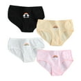 thumbnail image 1 of Hipster Underwear 4 Pack Hipster Stretch Girls' Underwear Breathable Comfort Panties 10/12 Girls Clothes, 1 of 4