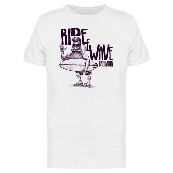 Hipster Wave Rider Tee Men's -Image by Shutterstock