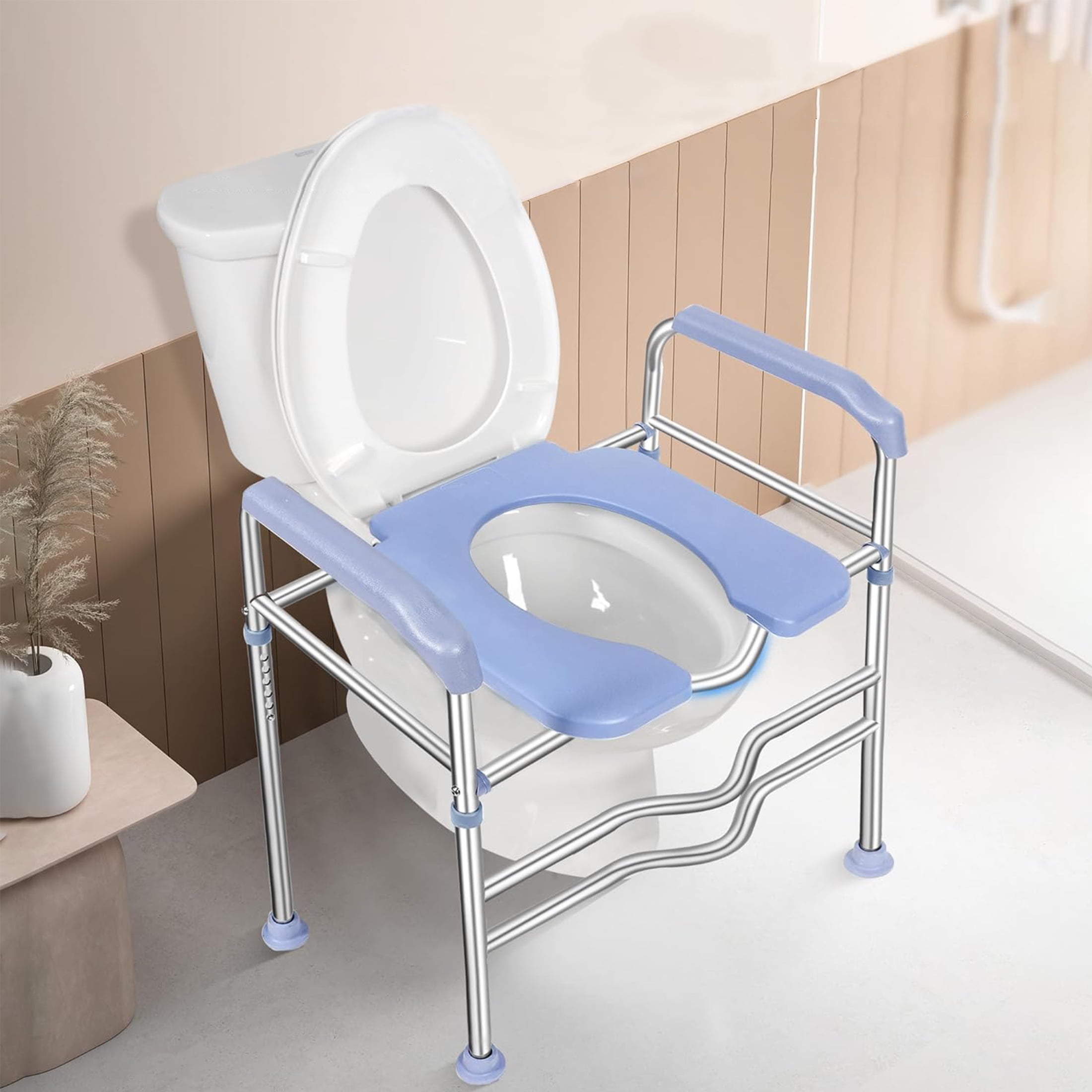 Raised Toilet Portable Potty Chair Walmart Hipuna Raised Toilet