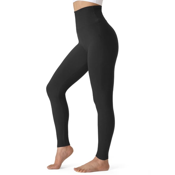 Hipuroga High Waisted Leggings for Women Ultra Soft Lounge Yoga Pants for Casual Black M