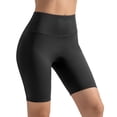thumbnail image 1 of Hipuroga High Waisted Yoga Shorts for Women Soft Workout Shorts Tummy Control for Biker Athletic Running Black M, 1 of 6