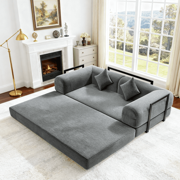 HipyMo Modular Sponge Living Room Compression Sofas Modern Bubble High Quality Compression Sofa Bed Magical 2 in 1 Compression Sofa