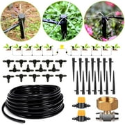 HIRALIY Hose Drip Irrigation Kit Automatic Watering System with 46ft Hose