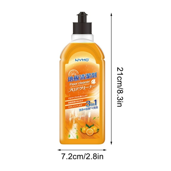 Hireokza Cleaning Supplies Floor Cleaning Household Cleaner Household Tile Scrubbing Floor Mopping Detergent Strong Lemon Decontamination 550ml Cleaning Tools