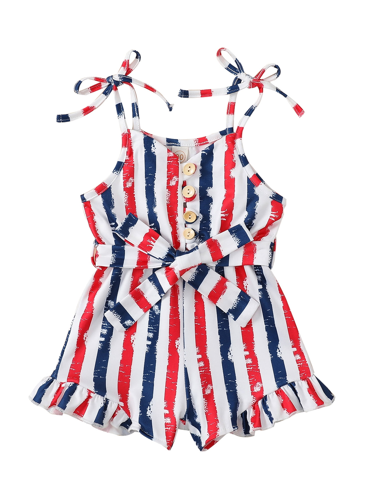 4th of july toddler romper