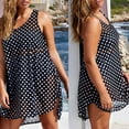 thumbnail image 1 of Hirigin Female Swimwear Cover-Ups, Chiffon, Black, 3XL, 1 of 5