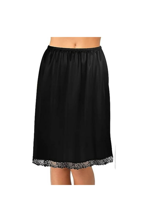 Half Slips for Under Dresses Skirt Extenders Skirt Womens Half Slip Satin Anti Static Lace Long Underskirt