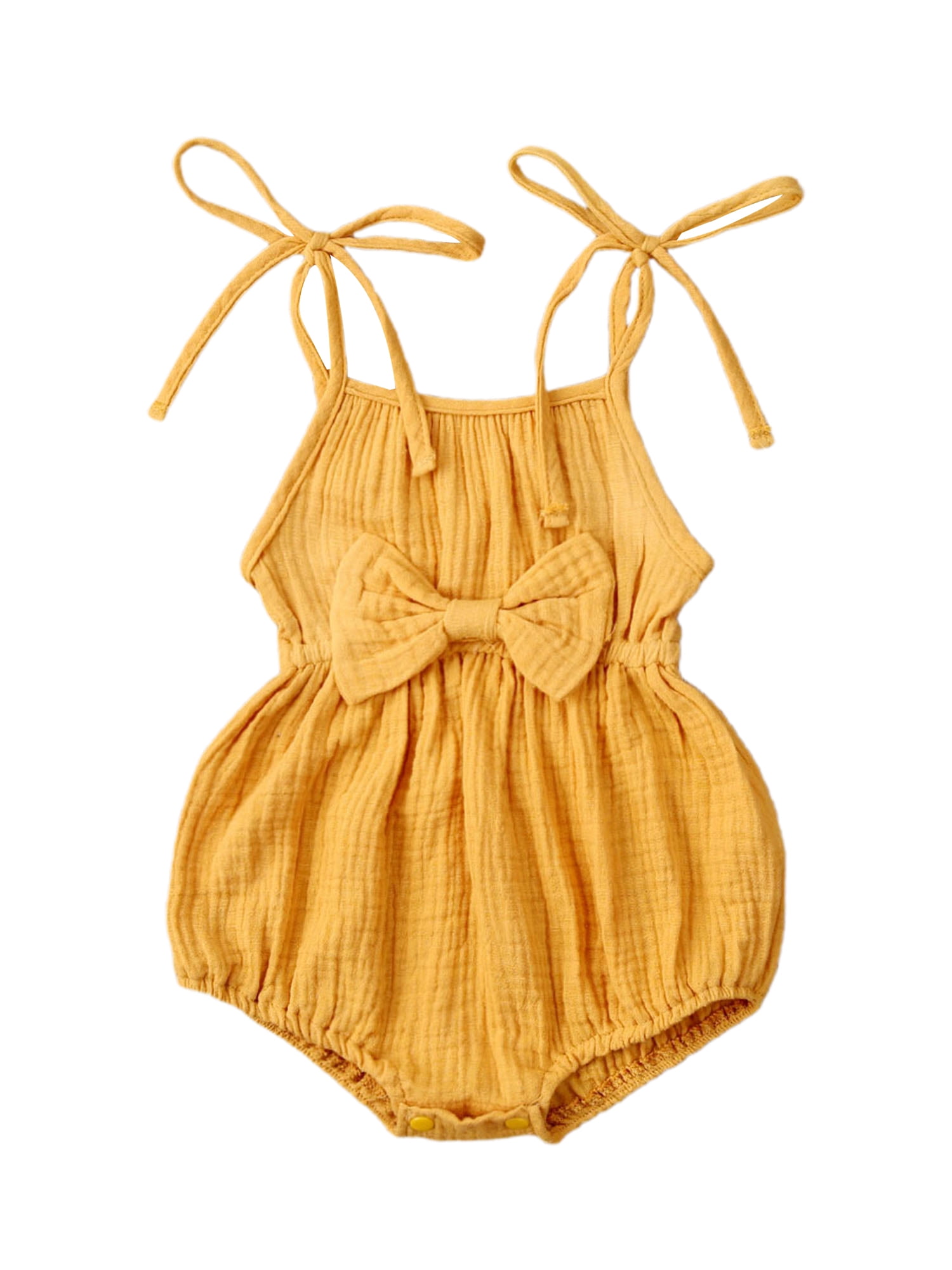Baby Girl Halloween Denim Romper – Pumpkin Or Ghost Embroidered Sleeveless Overalls, Ruffled Hem, Sizes 0-18 Months