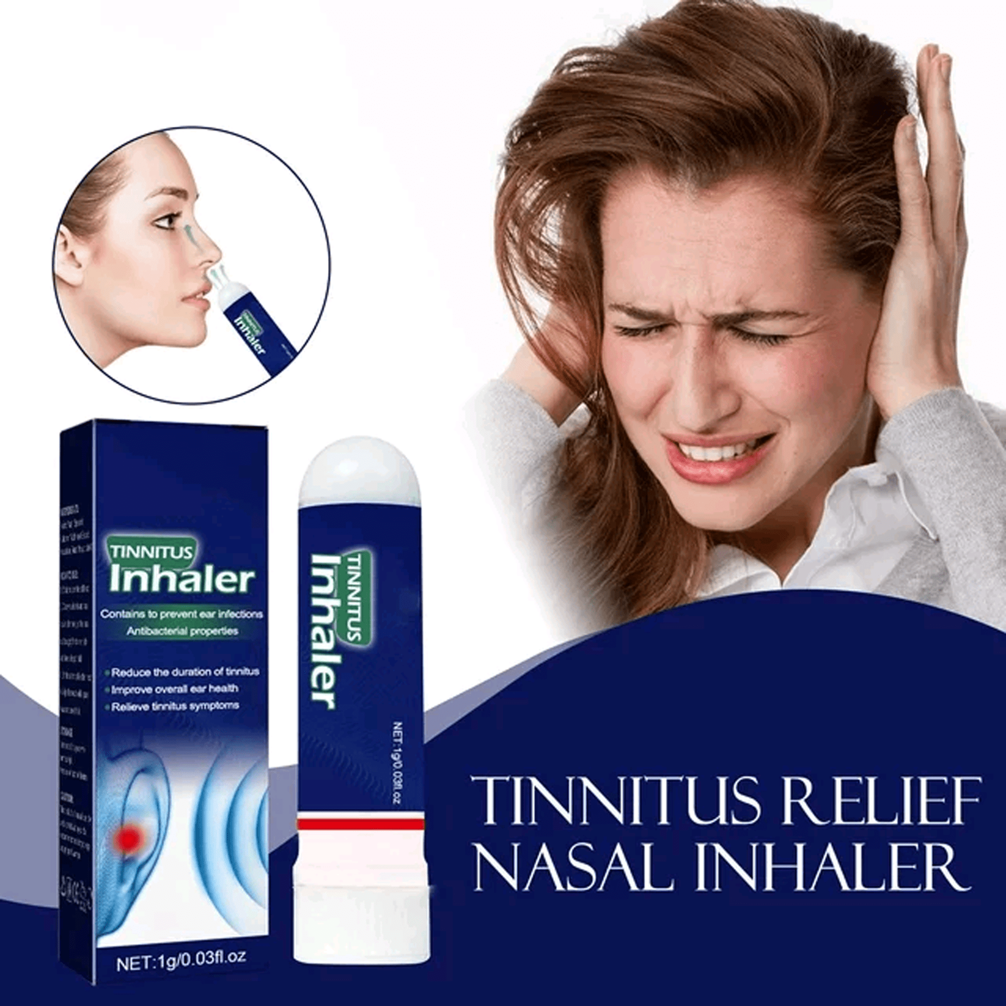 Hirigin Instant Tinnitus Relief Nasal Inhaler Tinnitus Relief Tinnitus