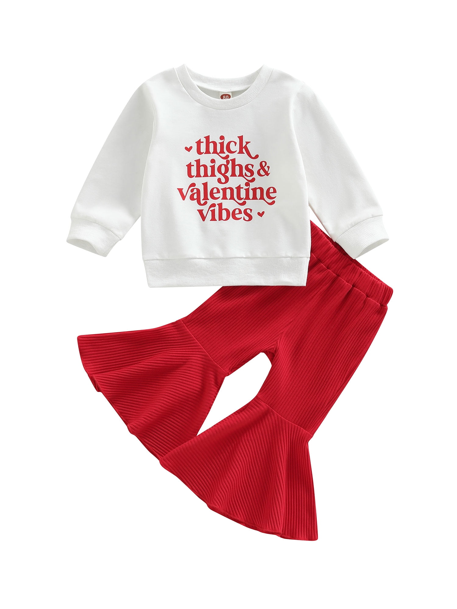 Kids Girls Love Printed Pants