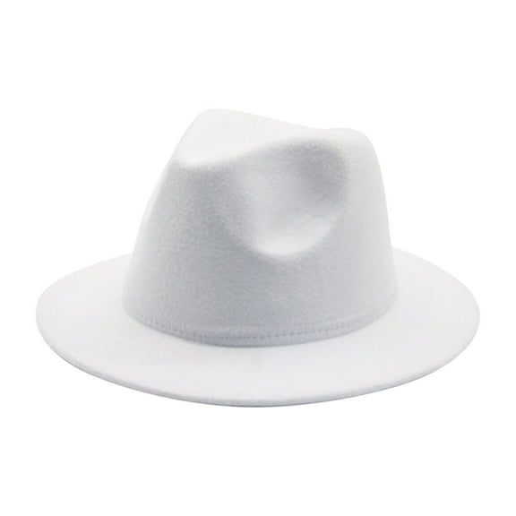 Hirigin Kids Boys Girls Fedora Hat Solid Color Toddler Jazz Hats Classic Wide Brim Cowboy Hats Panama Dress Hat