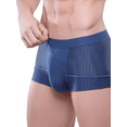 thumbnail image 1 of Hirigin Men Underwear Mesh Briefs Breathable Underpants Modal Cotton Trunks Underwear, 1 of 5