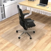 Hirigin Office Chair Mat for Hardwood Floor - Clear PVC Desk Chair Mat - Heavy Duty Floor Protector for Home or Office - Easy Clean and Flat Without Curling