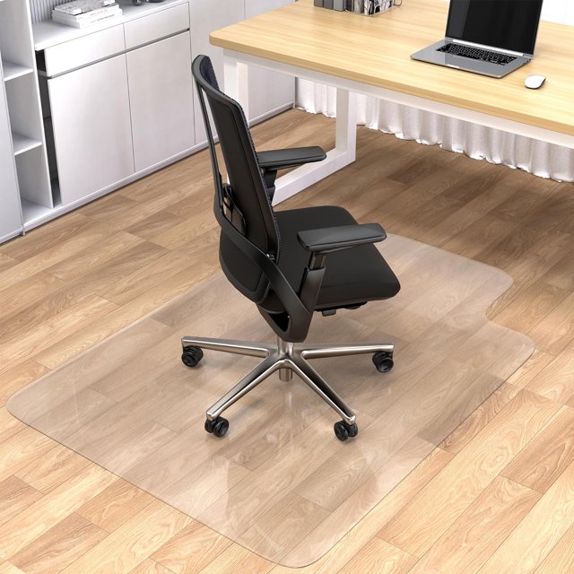 Hirigin Office Chair Mat for Hardwood Floor Clear PVC Desk Chair Mat