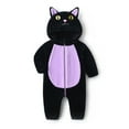 Hirigin Toddler Baby Black Cat Costume for Girls Boys Halloween Cosplay