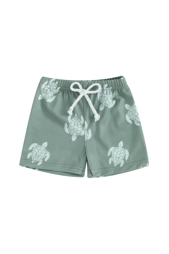 Toddler Baby Boy Swim Trunks 6 12 18 Months 2T 3T 4T Beach Board Shorts Elastic Waist Swimming Shorts